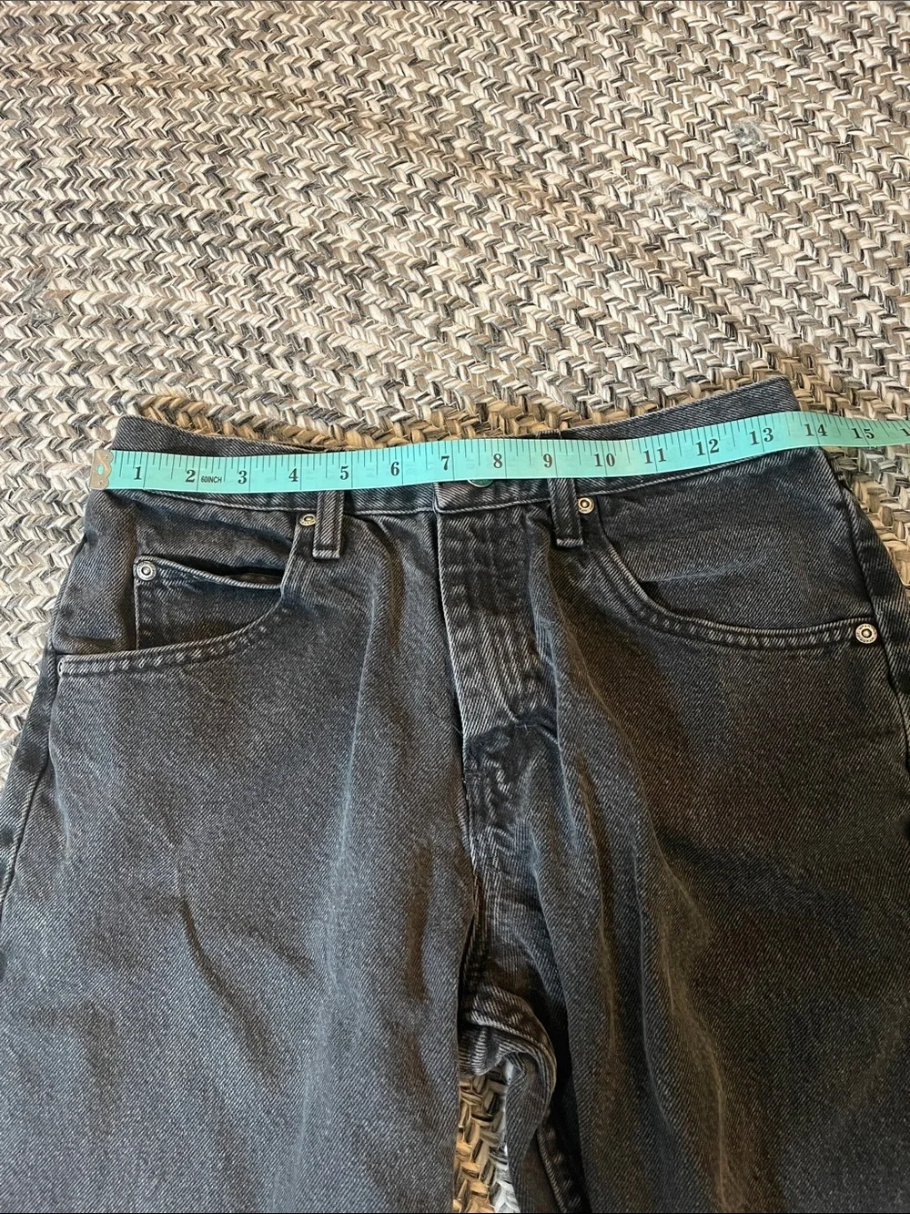 Wrangler Men's Black Straight Jeans